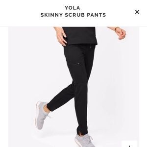 XXS/Tall Black FIGS scrub bottoms